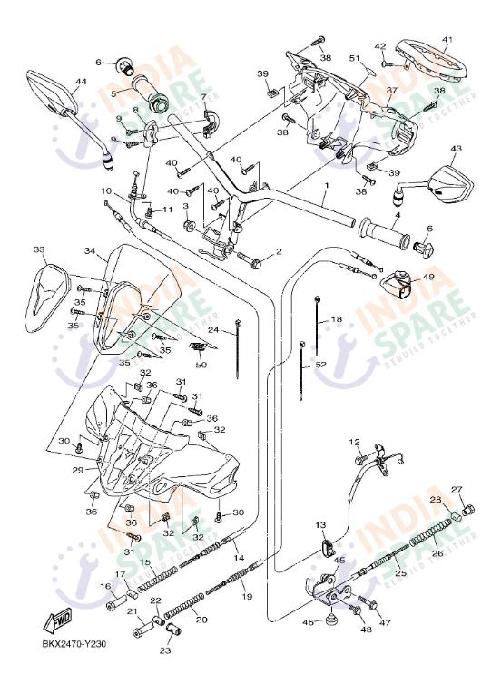 STEERING HANDLE & CABLE